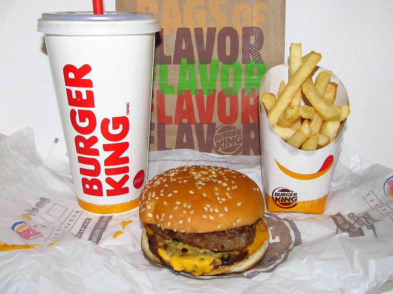 Burger20King20Double20Cheeseburger20Meal2025074117756.jpg Double Burger Combo - Image 1