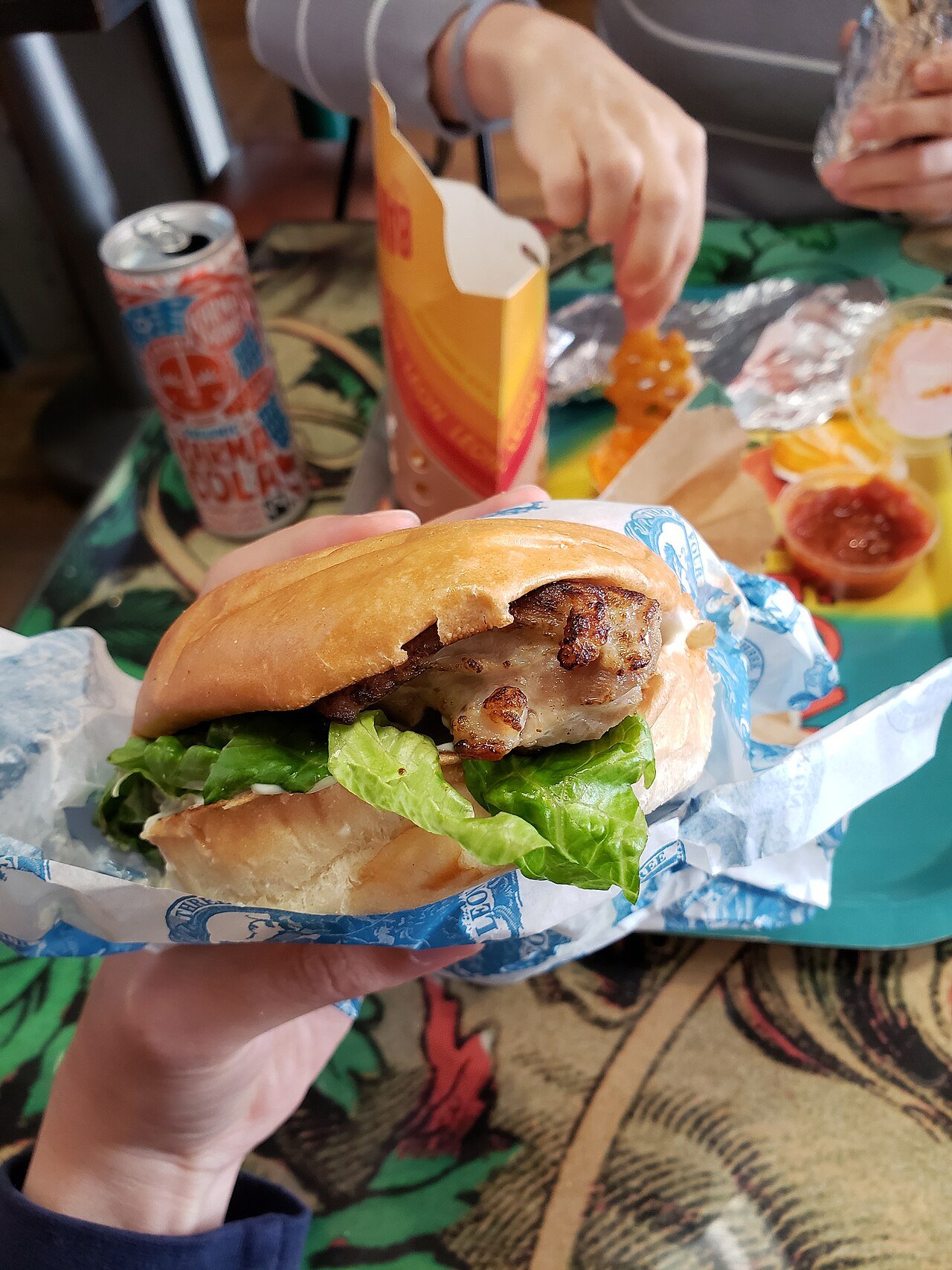 Chargrilled20Chicken20Burger20-20Leon.jpg BBQ Chicken Burger - Image 1